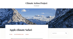Desktop Screenshot of climateactionproject.com